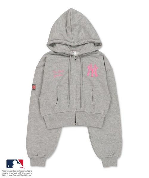 MLB/メジャーリーグベースボール】ショートジップパーカー