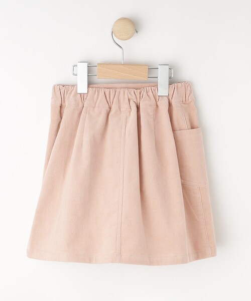 Dessin（デッサン）の「◆コーデュロイ巻き風スカート（スカート・キッズ・ピンク/ライトベージュ・12/11/14/13）」の4枚目の写真