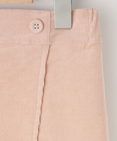 Dessin（デッサン）の「◆コーデュロイ巻き風スカート（スカート・キッズ・ピンク/ライトベージュ・12/11/14/13）」の5枚目の写真