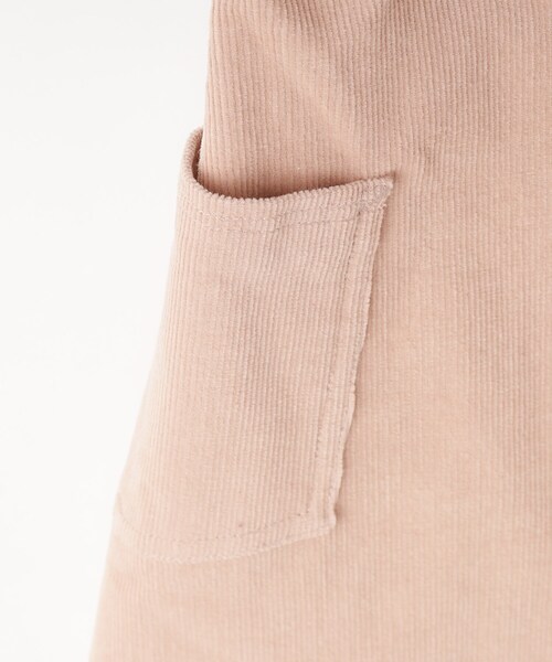 Dessin（デッサン）の「◆コーデュロイ巻き風スカート（スカート・キッズ・ピンク/ライトベージュ・12/11/14/13）」の6枚目の写真
