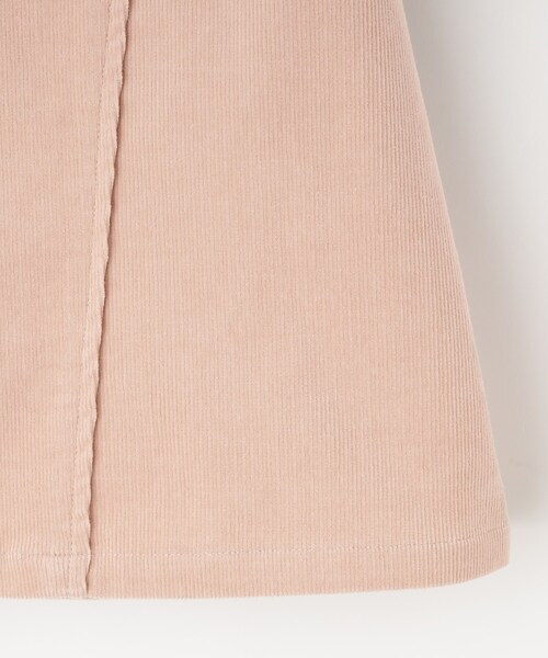 Dessin（デッサン）の「◆コーデュロイ巻き風スカート（スカート・キッズ・ピンク/ライトベージュ・12/11/14/13）」の7枚目の写真