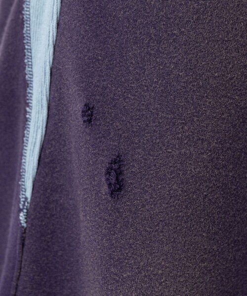 Needles(ニードルス)の「【Needles/ニードルズ】2-Tone String Sweat Pant - Cotton French Terry(スウェットパンツ・メンズ・パープル/ベージュ/ブラック・M/S)」の7枚目の写真