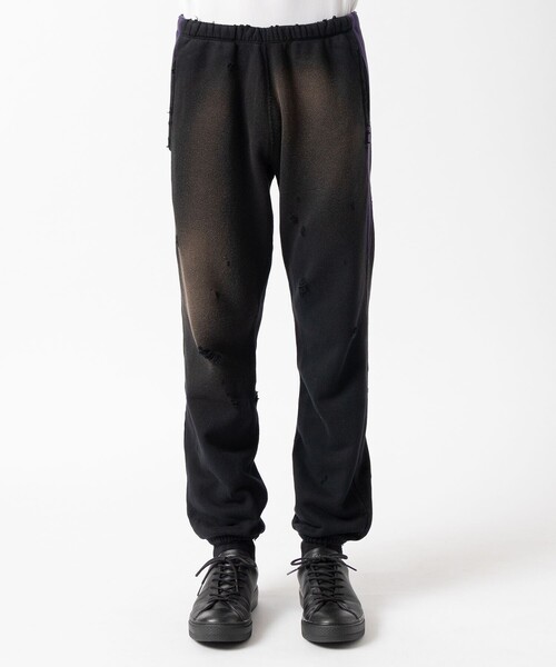 Needles(ニードルス)の「【Needles/ニードルズ】2-Tone String Sweat Pant - Cotton French Terry(スウェットパンツ・メンズ・パープル/ベージュ/ブラック・M/S)」の9枚目の写真