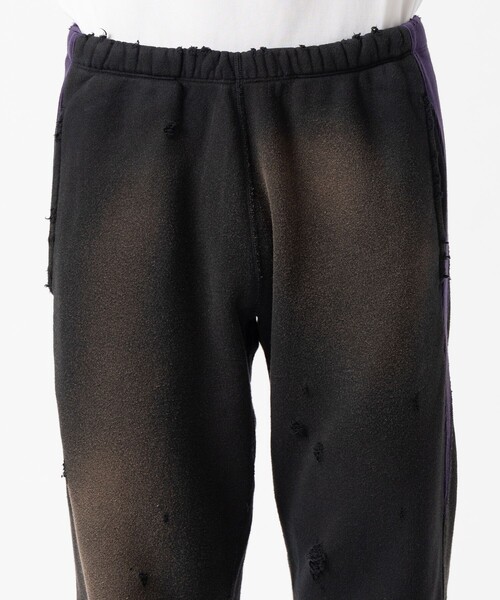 Needles(ニードルス)の「【Needles/ニードルズ】2-Tone String Sweat Pant - Cotton French Terry(スウェットパンツ・メンズ・パープル/ベージュ/ブラック・M/S)」の12枚目の写真