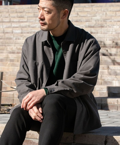 【セール】『WEB限定』ウールライクCPOシャツブルゾン（ミリタリージャケット）｜URBAN RESEARCH ROSSO MEN（アーバンリサーチロッソメン）