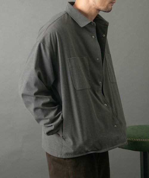 【セール】『WEB限定』ウールライクCPOシャツブルゾン（ミリタリージャケット）｜URBAN RESEARCH ROSSO MEN（アーバンリサーチロッソメン）