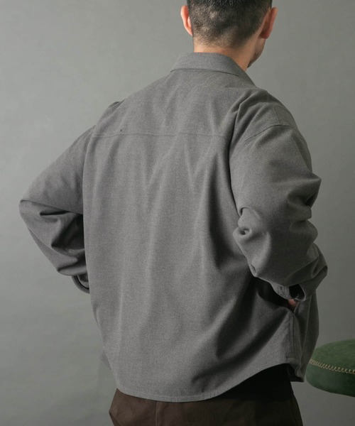 【セール】『WEB限定』ウールライクCPOシャツブルゾン（ミリタリージャケット）｜URBAN RESEARCH ROSSO MEN（アーバンリサーチロッソメン）