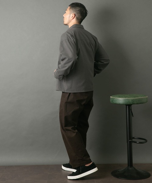 【セール】『WEB限定』ウールライクCPOシャツブルゾン（ミリタリージャケット）｜URBAN RESEARCH ROSSO MEN（アーバンリサーチロッソメン）