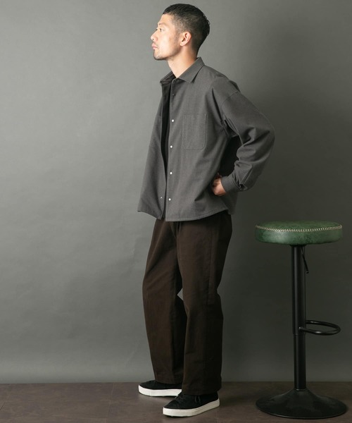 【セール】『WEB限定』ウールライクCPOシャツブルゾン（ミリタリージャケット）｜URBAN RESEARCH ROSSO MEN（アーバンリサーチロッソメン）