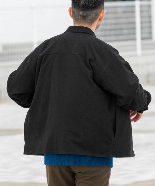 【セール】『WEB限定』ウールライクCPOシャツブルゾン（ミリタリージャケット）｜URBAN RESEARCH ROSSO MEN（アーバンリサーチロッソメン）