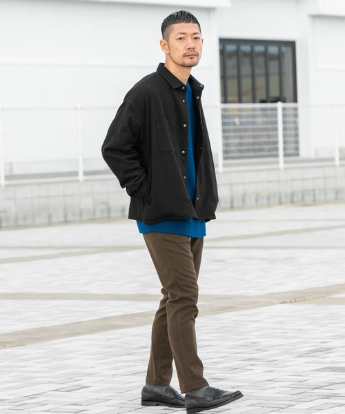 【セール】『WEB限定』ウールライクCPOシャツブルゾン（ミリタリージャケット）｜URBAN RESEARCH ROSSO MEN（アーバンリサーチロッソメン）