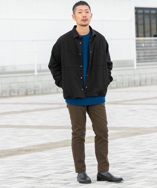 【セール】『WEB限定』ウールライクCPOシャツブルゾン（ミリタリージャケット）｜URBAN RESEARCH ROSSO MEN（アーバンリサーチロッソメン）