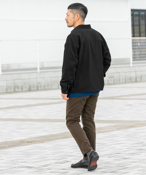 【セール】『WEB限定』ウールライクCPOシャツブルゾン（ミリタリージャケット）｜URBAN RESEARCH ROSSO MEN（アーバンリサーチロッソメン）