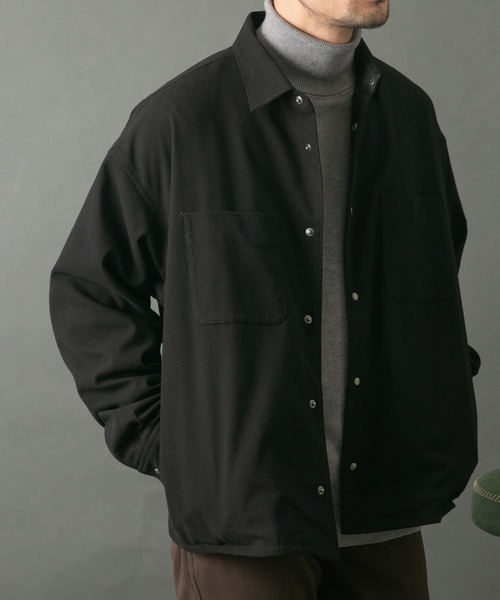 【セール】『WEB限定』ウールライクCPOシャツブルゾン（ミリタリージャケット）｜URBAN RESEARCH ROSSO MEN（アーバンリサーチロッソメン）