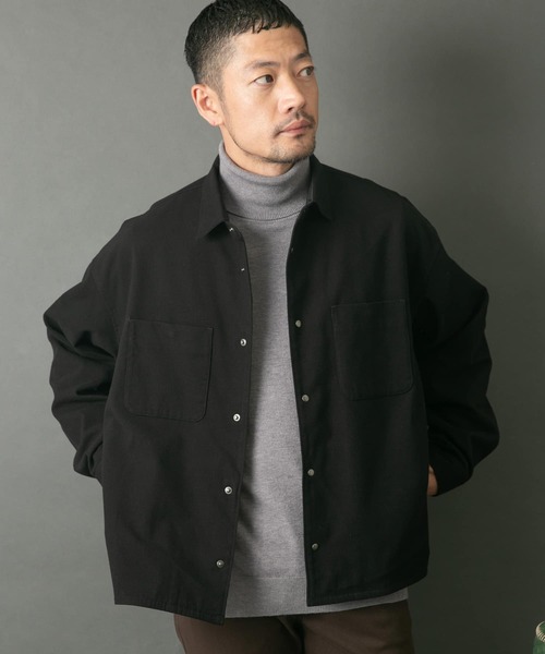 【セール】『WEB限定』ウールライクCPOシャツブルゾン（ミリタリージャケット）｜URBAN RESEARCH ROSSO MEN（アーバンリサーチロッソメン）