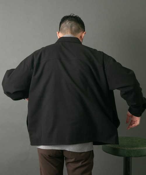 【セール】『WEB限定』ウールライクCPOシャツブルゾン（ミリタリージャケット）｜URBAN RESEARCH ROSSO MEN（アーバンリサーチロッソメン）