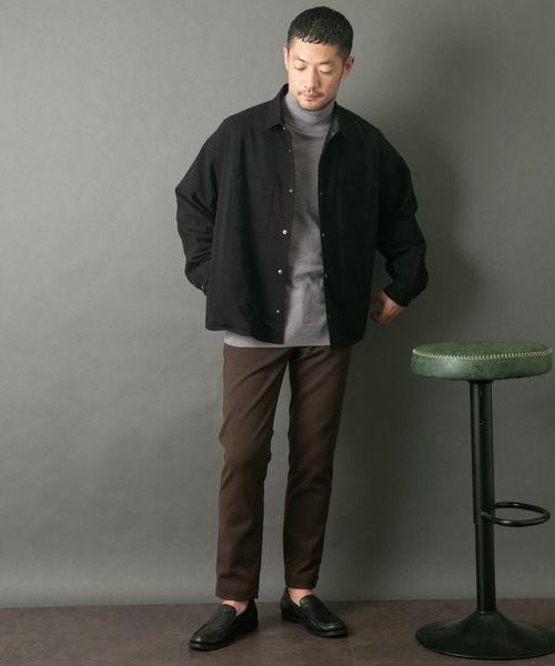 【セール】『WEB限定』ウールライクCPOシャツブルゾン（ミリタリージャケット）｜URBAN RESEARCH ROSSO MEN（アーバンリサーチロッソメン）