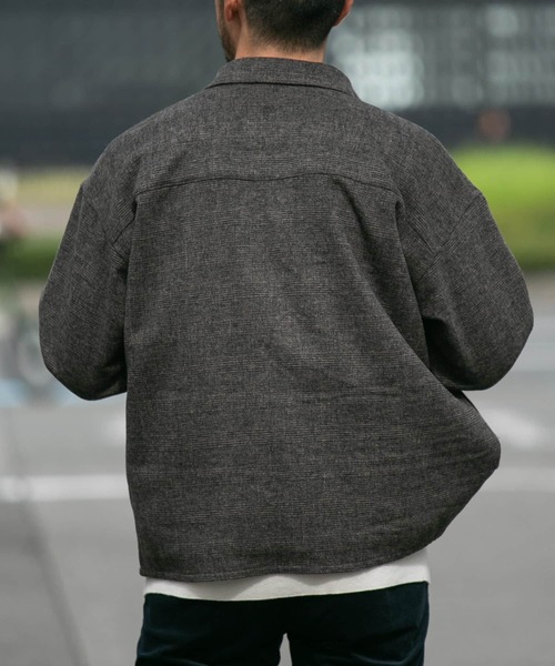 【セール】『WEB限定』ウールライクCPOシャツブルゾン（ミリタリージャケット）｜URBAN RESEARCH ROSSO MEN（アーバンリサーチロッソメン）