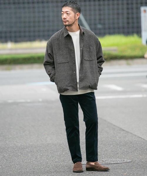 【セール】『WEB限定』ウールライクCPOシャツブルゾン（ミリタリージャケット）｜URBAN RESEARCH ROSSO MEN（アーバンリサーチロッソメン）