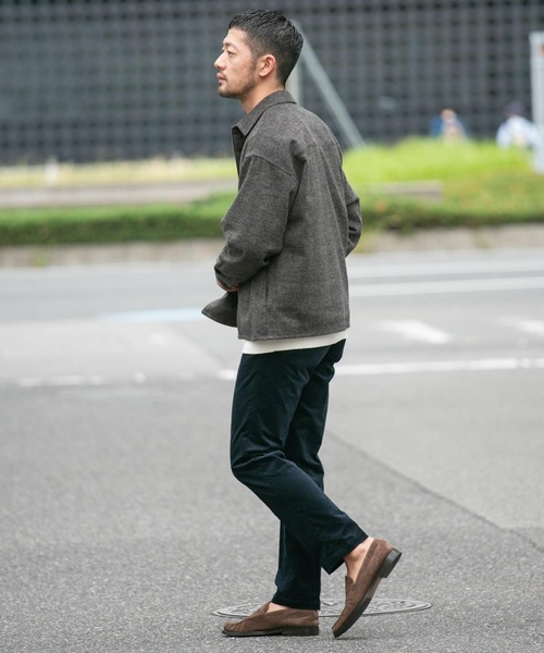 【セール】『WEB限定』ウールライクCPOシャツブルゾン（ミリタリージャケット）｜URBAN RESEARCH ROSSO MEN（アーバンリサーチロッソメン）