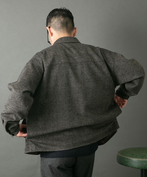 【セール】『WEB限定』ウールライクCPOシャツブルゾン（ミリタリージャケット）｜URBAN RESEARCH ROSSO MEN（アーバンリサーチロッソメン）