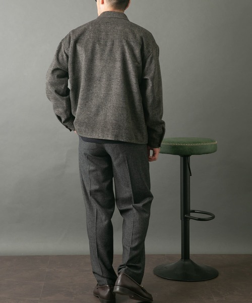 【セール】『WEB限定』ウールライクCPOシャツブルゾン（ミリタリージャケット）｜URBAN RESEARCH ROSSO MEN（アーバンリサーチロッソメン）