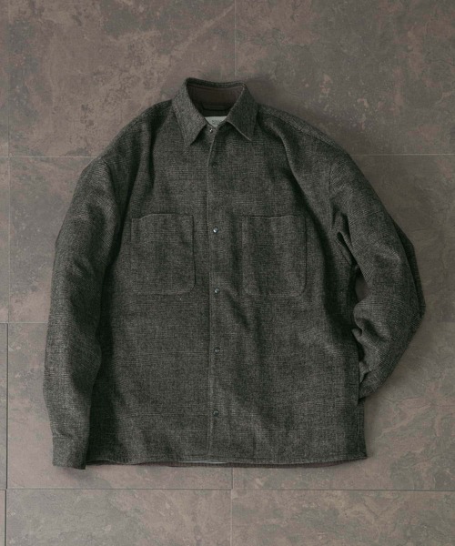 【セール】『WEB限定』ウールライクCPOシャツブルゾン（ミリタリージャケット）｜URBAN RESEARCH ROSSO MEN（アーバンリサーチロッソメン）