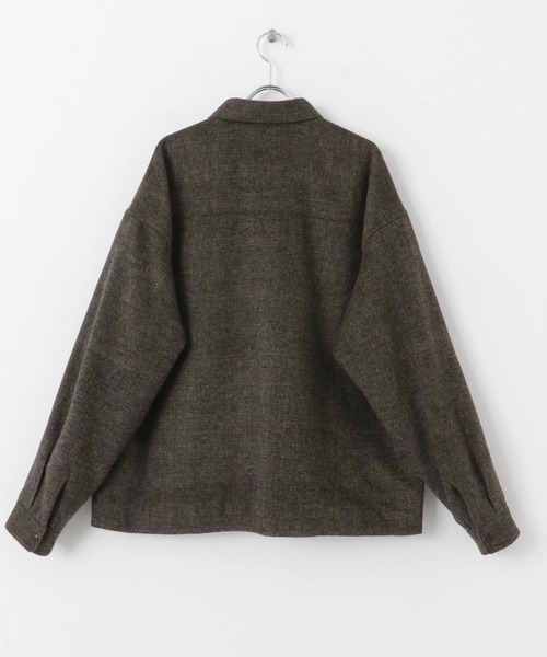 【セール】『WEB限定』ウールライクCPOシャツブルゾン（ミリタリージャケット）｜URBAN RESEARCH ROSSO MEN（アーバンリサーチロッソメン）