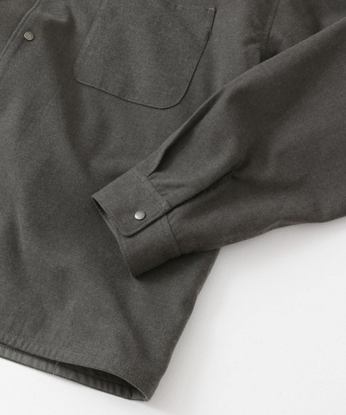 【セール】『WEB限定』ウールライクCPOシャツブルゾン（ミリタリージャケット）｜URBAN RESEARCH ROSSO MEN（アーバンリサーチロッソメン）