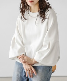 ドロップショルダーバルーンスリーブトップス
