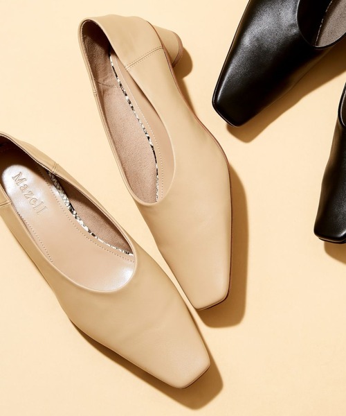 BARNYARDSTORM（バンヤードストーム）の「【Mazell】2WAYイージーパンプス（パンプス・レディース・ブラック/ベージュ・SMALL/LARGE/MEDIUM）」の6枚目の写真