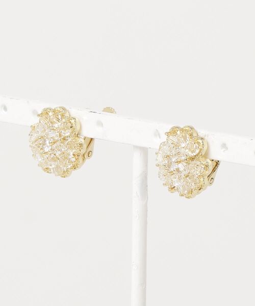 nicott(ニコット)の「NC:Crystal peccle Earring クリスタルペブルイヤリング(イヤリング・レディース・B/A/C/D・FREE)」の3枚目の写真