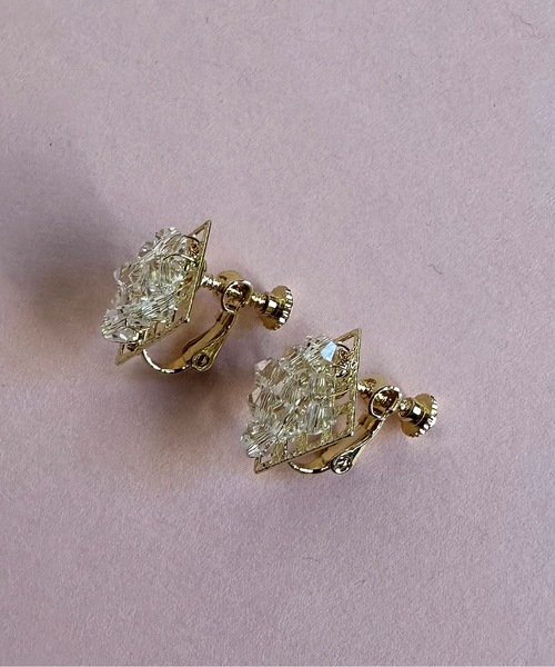 nicott(ニコット)の「NC:Crystal peccle Earring クリスタルペブルイヤリング(イヤリング・レディース・B/A/C/D・FREE)」の7枚目の写真