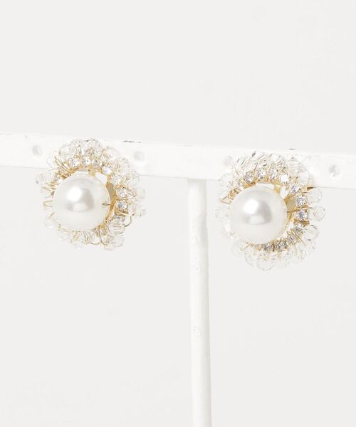 nicott(ニコット)の「NC:Crystal peccle Earring クリスタルペブルイヤリング(イヤリング・レディース・B/A/C/D・FREE)」の10枚目の写真