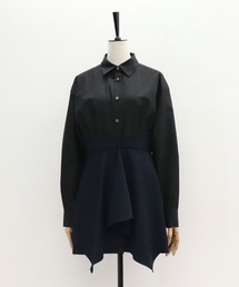 VERSEAU（ヴェルソー）の「ドッキングペプラムシャツ（シャツ/ブラウス）」