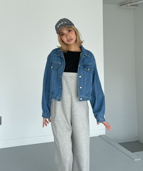 クロップドデニムジャケット（デニムジャケット）｜CHERI since1985