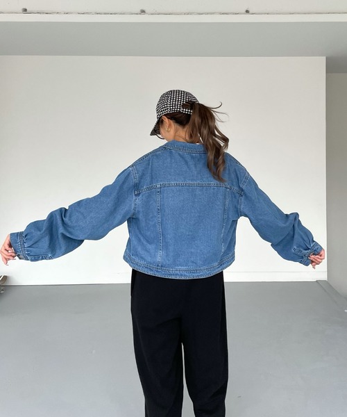 クロップドデニムジャケット（デニムジャケット）｜CHERI since1985
