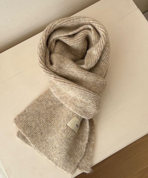 リブニットマフラー（マフラー）｜aimoha（アイモハ）の