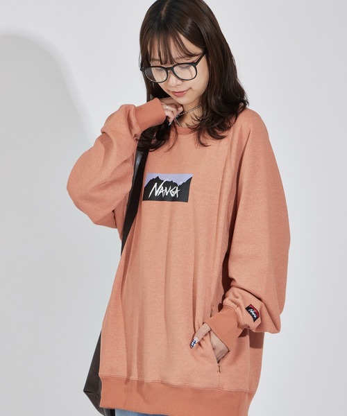 NANGA ナンガ スウェット S NANGA/ナンガ ECO HYBRID BOX LOGO SWEATSHIRT スウェット