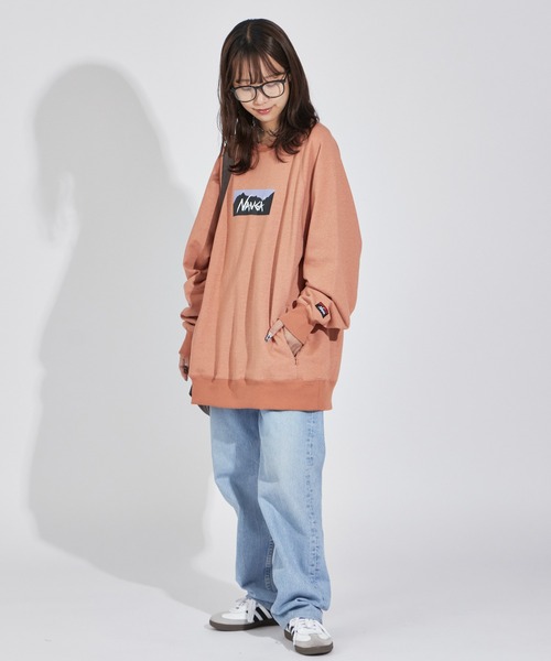 NANGA ナンガ スウェット S NANGA/ナンガ ECO HYBRID BOX LOGO SWEATSHIRT スウェット（スウェット