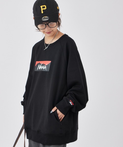 NANGA/ナンガ ECO HYBRID BOX LOGO SWEATSHIRT スウェット（スウェット