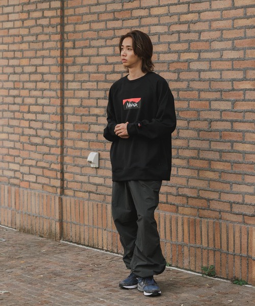 NANGA/ナンガ ECO HYBRID BOX LOGO SWEATSHIRT スウェット（スウェット