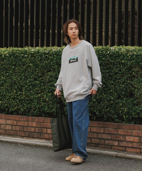 NANGA/ナンガ ECO HYBRID BOX LOGO SWEATSHIRT スウェット（スウェット