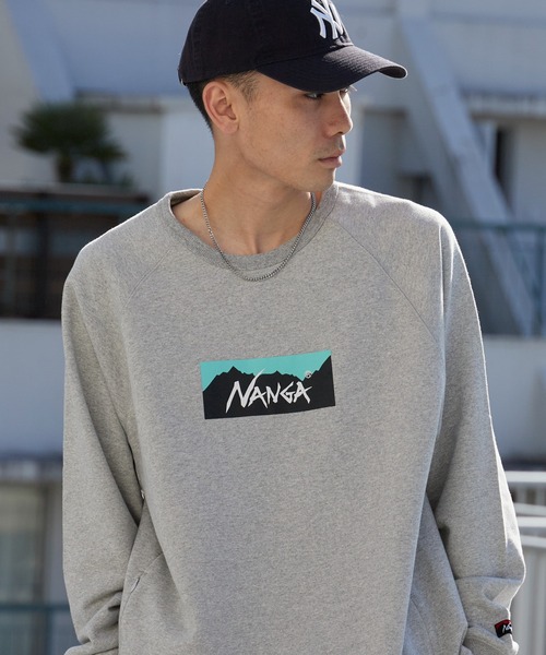 NANGA/ナンガ ECO HYBRID BOX LOGO SWEATSHIRT スウェット（スウェット