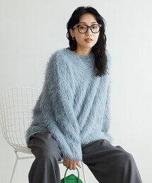 FREAK'S STORE（フリークスストア）の「限定展開　フェザー ヤーン シャギー ニット プルオーバー（ニット/セーター）」