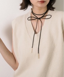 ad thie（アドティエ）の「スエードコード チョーカー ネックレス（チョーカー）」