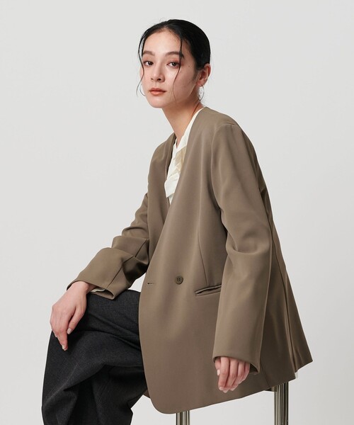 WEB限定 Wardrobe DAILY MINIMAL】ダブルクロス カラーレス