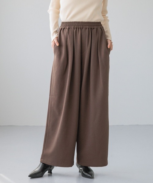 LOWRYS FARM（ローリーズファーム）の「ウールチョウイージーパンツ　144105（スラックス・レディース・ブラウン/ブラック/グレー・MEDIUM/LARGE）」の12枚目の写真