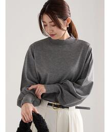 Te chichi | 12G天竺ボリュームスリーブニット(ニット/セーター)