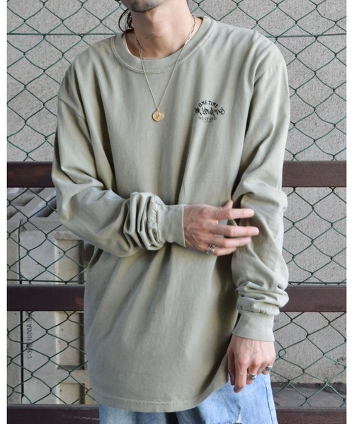 MODISH GAZE(モディシュガゼ)の「【MODISH GAZE】ピグメント加工バンダナプリントロンT(CP)(Tシャツ/カットソー・メンズ・オフホワイト/バーガンディー/ブラック/カーキ・MEDIUM/LARGE)」の13枚目の写真